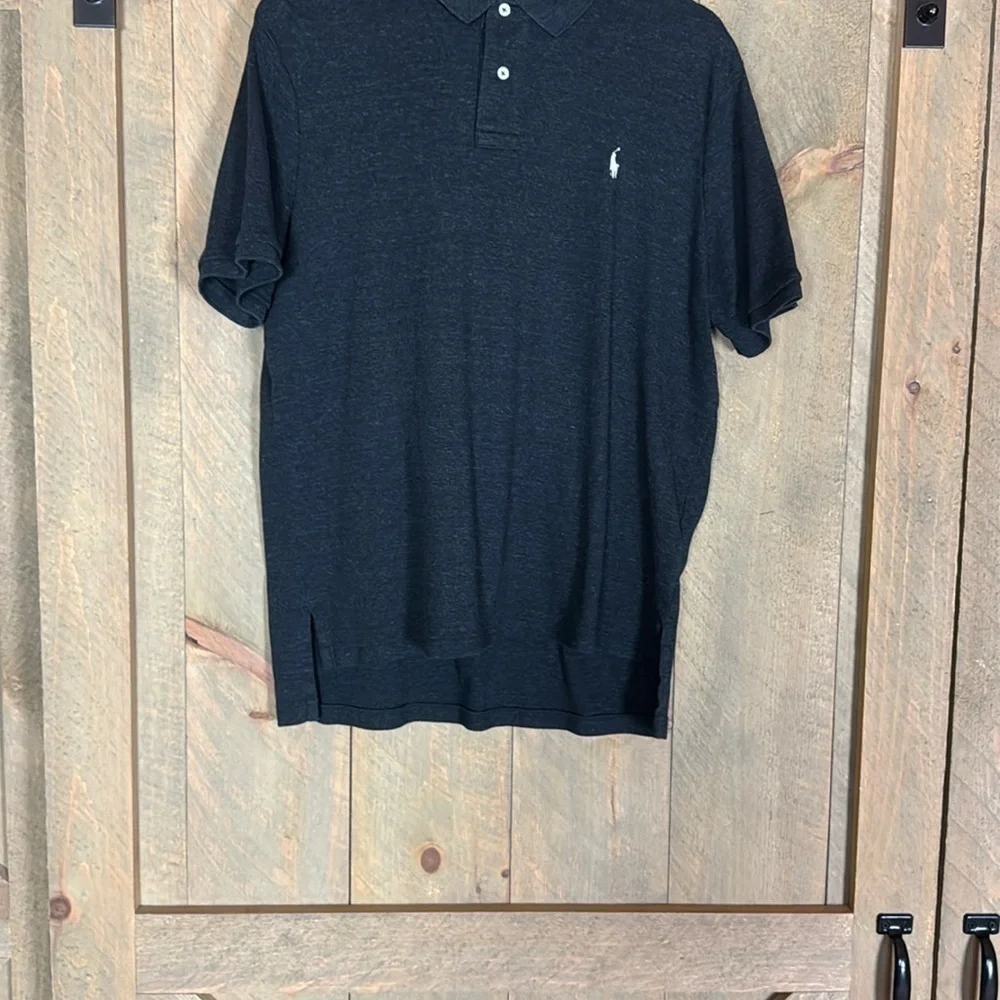 Polo by Ralph Lauren charcoal gray short sleeve shirt Size XL